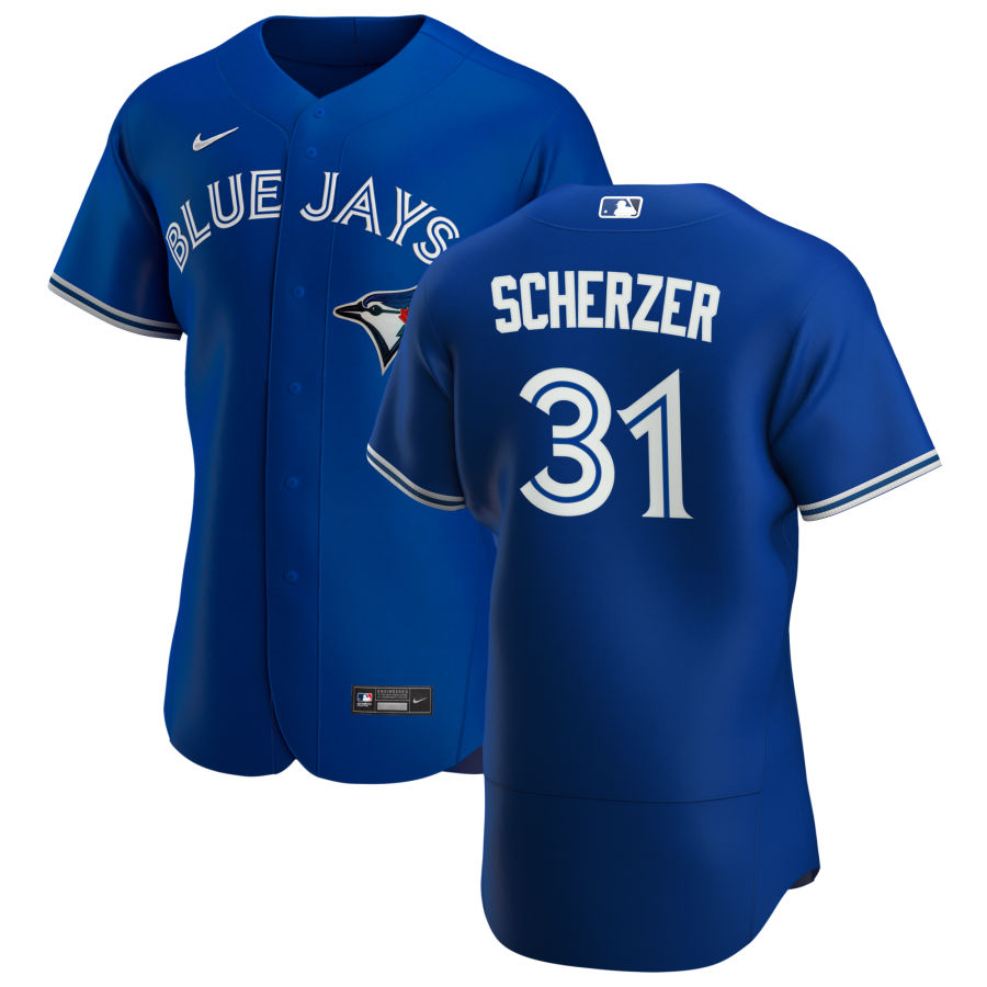 Mens Toronto Blue Jays #31 Max Scherzer Nike Royal Alternate Limited Player Jersey